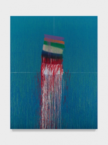 Pat Steir, Painted Rain #2, 2022-23 , Hauser & Wirth