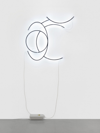 Cerith Wyn Evans , After image Neon (sketched on the back of an envelope containing an Electricity Bill), 2023 , Sadie Coles HQ