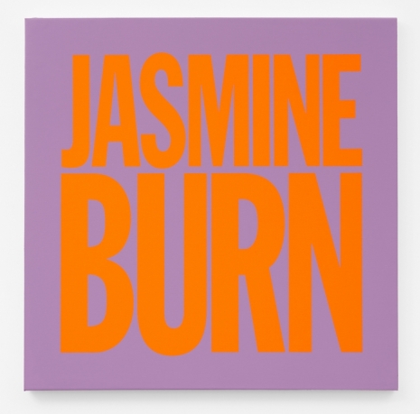 John Giorno, JASMINE BURN, 2017-2024 , kurimanzutto