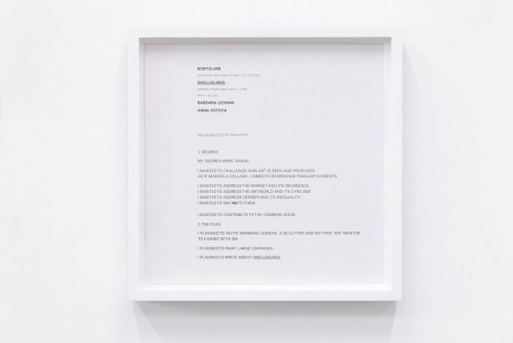Anna Ostoya, Disclosures (Advertisement), 2013, Bortolami Gallery