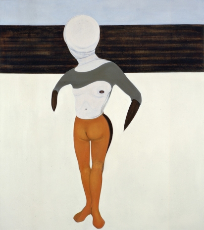 Nicola Tyson, Figure and Ploughed Field, 1994 , Petzel Gallery