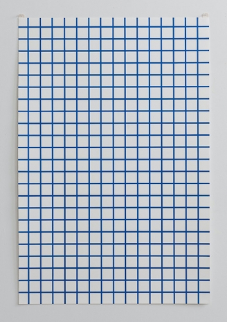 Winston Roeth, Deep Blue 2'' Grid, 2020 , Slewe Gallery