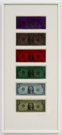 Robert Mapplethorpe, Untitled (Dollar Bills), 1973 , Gladstone Gallery