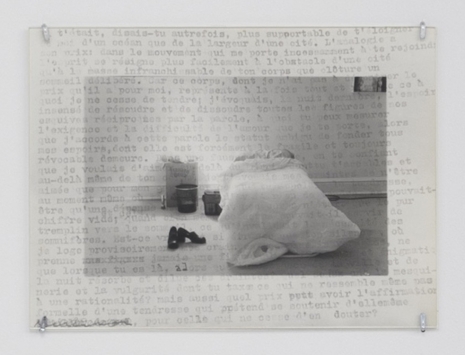 Alix Cléo Roubaud, Untitled (from “La Dernie?re chambre, Ottawa 1973, Paris 1979”), 1979 , Galerie Buchholz