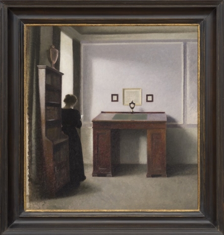 Vilhelm Hammershøi, Interior with a Writing Desk, 1900 , Hauser & Wirth