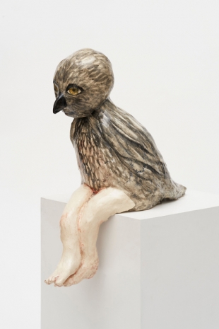 Klara Kristalova, Bird sitting, 2024, Perrotin