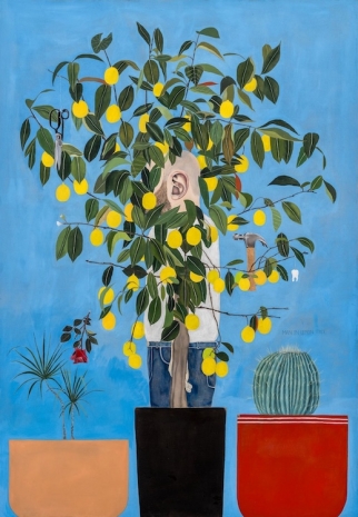 Michael Hilsman, Man In Lemon Tree, 2024 , Almine Rech