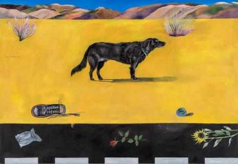 Michael Hilsman, Dog In Landscape, 2024 , Almine Rech