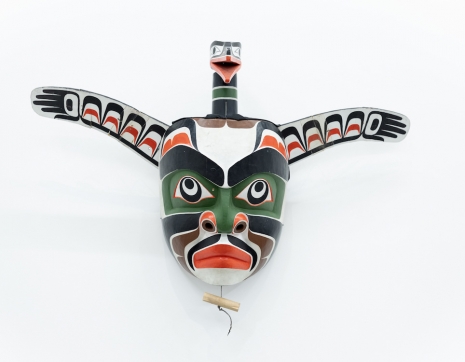 Beau Dick, Kwakwaka’wakw, Musgamakw Dzawada’enuxw First Nation Human and Loon Mask, 1986 , Andrew Kreps Gallery