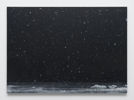 Vija Celmins, Snowfall #3, 2022–24 , Matthew Marks Gallery