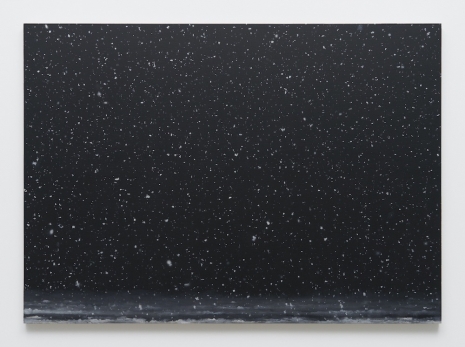 Vija Celmins, Snowfall #2, 2022–24 , Matthew Marks Gallery