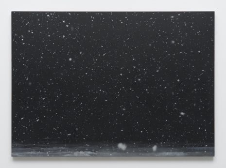 Vija Celmins, Snowfall #1, 2022–24 , Matthew Marks Gallery
