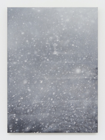 Vija Celmins, Snowfall (window), 2019–23 , Matthew Marks Gallery