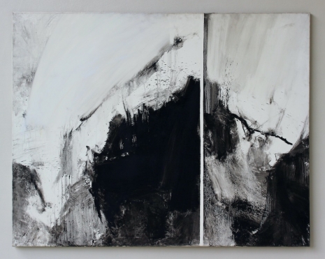 John Hubbard , Black & White Double Landscape, 1964, NewArtCentre.