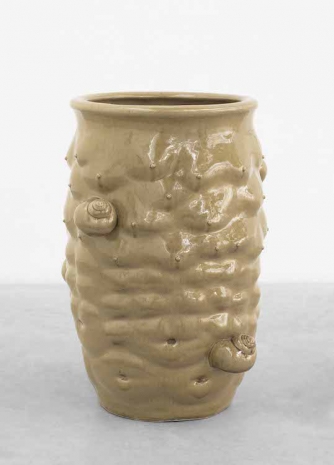 Daniel Dewar & Grégory Gicquel, Stoneware jar with body fragments and snails, 2023, Loevenbruck