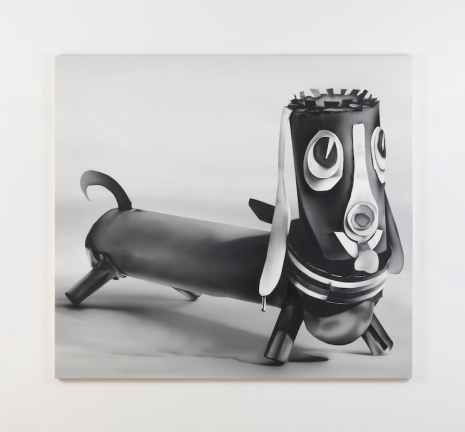 Kara Joslyn, The Treachery of Dog Paintings (Hot Dog), 2024, Perrotin