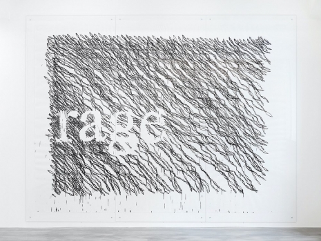 Monica Bonvicini, Off the Grid (rage), 2011, Galerie Gisela Capitain