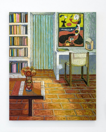 JJ Manford, Library Interior with Miró and Talavera Vase, 2024 , Galería Marta Cervera