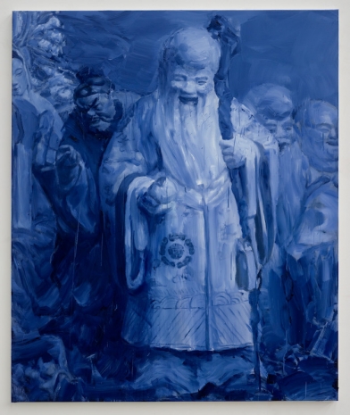 Yan Pei-Ming, Shou Xing, God of Longevity, 2024, MASSIMODECARLO