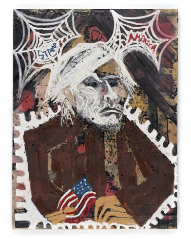 Bendix Harms, Stamp of America (President just for one Day), 2022 , Anton Kern Gallery