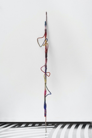 Jim Lambie, Psychedelic Soul Stick #84, 2024 , Anton Kern Gallery