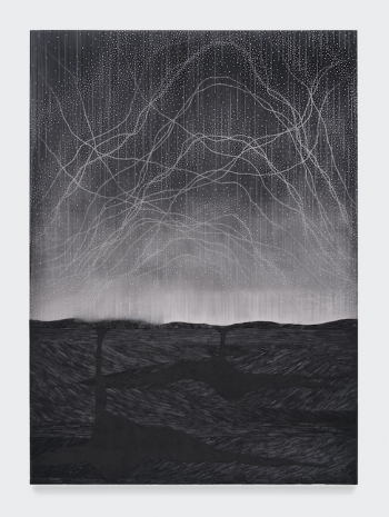 Teresita Fernández, Dark Earth(Woven Sky), 2023 , Lehmann Maupin
