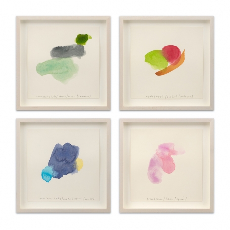 Spencer Finch, 4 Color Notes (Winter, Spring, Summer, Autumn) 2019, VIII, 2019 , Rhona Hoffman Gallery