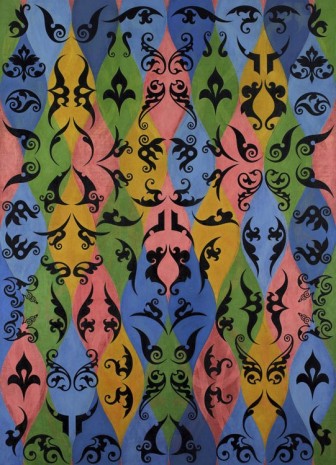 Philip Taaffe, Harlequin Screen, 2012, Luhring Augustine