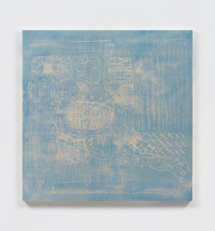 Abby Robinson, Blue Dremel Drawing, 2024 , Tilton Gallery