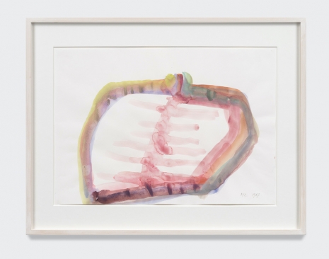 Maria Lassnig, Der Rücken (The Back), 1987 , Petzel Gallery