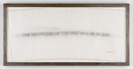 Jenny Holzer, Survival: The beginning of the war..., 1989-2024 , Sprüth Magers