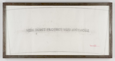 Jenny Holzer, Survival: Men don't protect..., 1989-2024 , Sprüth Magers