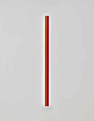 Liam Gillick, Red Boundary State, 2024 , Casey Kaplan