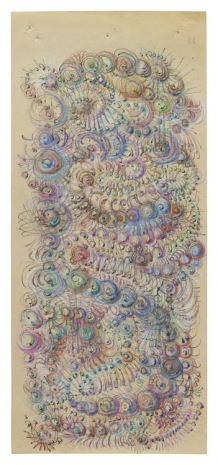 Jordan Belson, Peacock Book drawing 66, 1952 , Matthew Marks Gallery