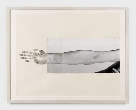 Giuseppe Penone, Svolgere la propria pelle - Coincidenza d'immagine 13 giugno 1970, 1970 , Marian Goodman Gallery