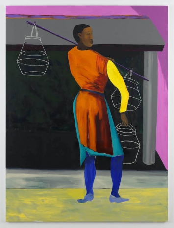 Lubaina Himid, Chicken Seller, 2023 , Greene Naftali