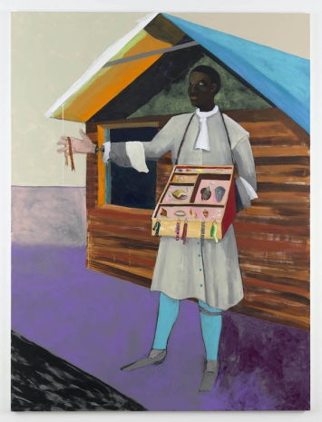 Lubaina Himid, Talisman Seller, 2023, Greene Naftali