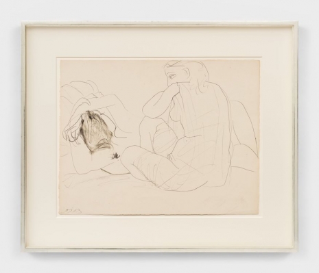 Pablo Picasso, Femme contemplant sa compagne endormie, January 9, 1943 , Almine Rech