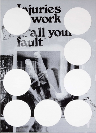 Werker Collective, A Gestural History of the Young Worker, Print Punch 6 (side a and b), 2023, Ellen de Bruijne PROJECTS