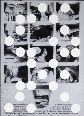 Werker Collective, A Gestural History of the Young Worker, Print Punch 23 (side a and b), 2023, Ellen de Bruijne PROJECTS