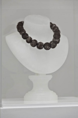 Mona Hatoum, Hair necklace (alabaster), 2013, Galleria Continua