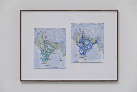 Mona Hatoum, Routes (India, India), 2013, Galleria Continua