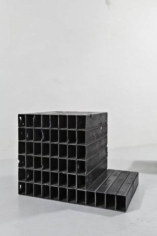 Mona Hatoum, Bunker (cube bldg), 2011, Galleria Continua