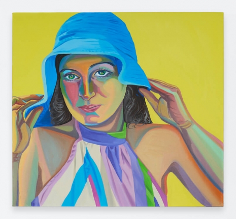 Aliza Nisenbaum, Paige with the blue hat, 2024 , Anton Kern Gallery