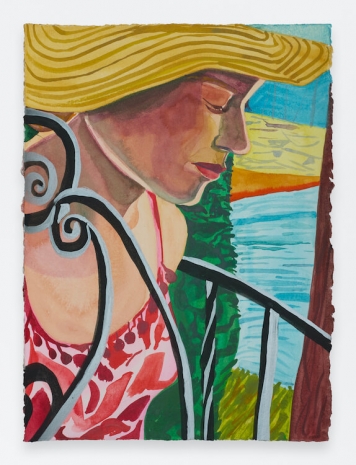 Aliza Nisenbaum, Xanthe by the beach, 2024 , Anton Kern Gallery