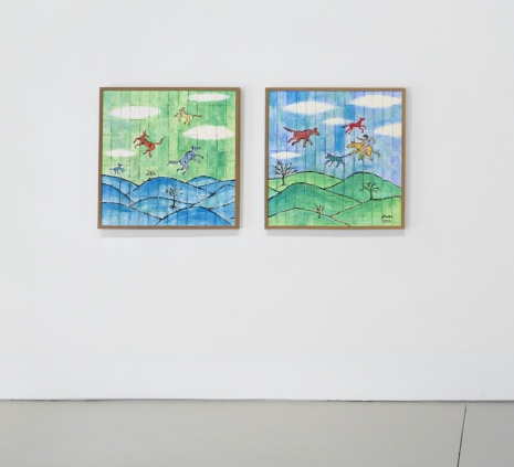 Marepe, Flutuantes na Paisagem [Floaters in the Landscape], 2023 , Anton Kern Gallery