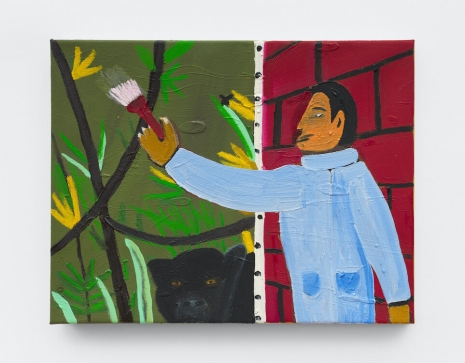 Marcus Jahmal , Jungle Scene, 2024 , Anton Kern Gallery