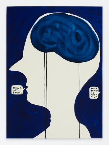 David Shrigley, Untitled (How's My Brain?), 2023 , Anton Kern Gallery