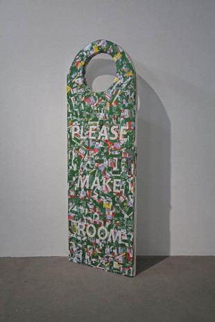 Nari Ward, Door Hanger Skimmed, 2013, Galleria Continua