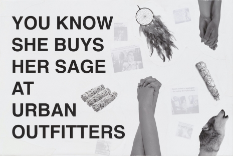 Anna Tsouhlarakis, YOU KNOW SHE BUYS HER SAGE AT URBAN OUTFITTERS, 2024 , Tilton Gallery